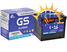 Ắc quy GS 12V-65Ah khô MF75D23R