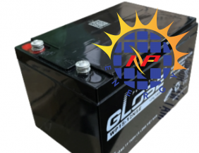 Ắc quy kín khí (vrla agm) Globe 12V-15Ah, WP15-12NSE F6 (CỰC VÍT)