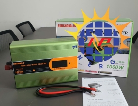 Bộ chuyển điện sin chuẩn 1000W 12V sang 220V có màn hình hiển thị