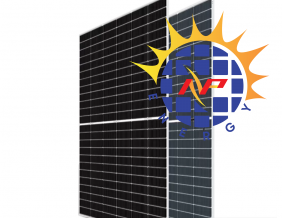 Tấm Pin Năng Lượng Mặt Trời Mono 595W World Energy hai mặt kính