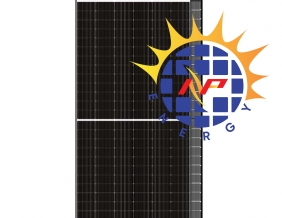 Tấm Pin Năng Lượng Mặt Trời 595W World Energy, Viền Đen Hai Mặt Kính