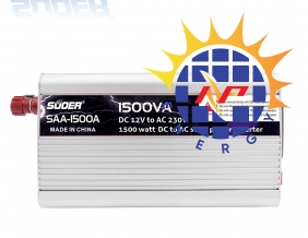 Máy chuyển đổi điện 1500W 12v lên 220v hãng Suoer
