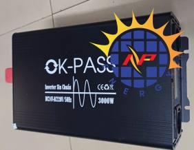Bộ chuyển đổi điện sin chuẩn 3000W 24v sang 220V có màn hình hiển thị