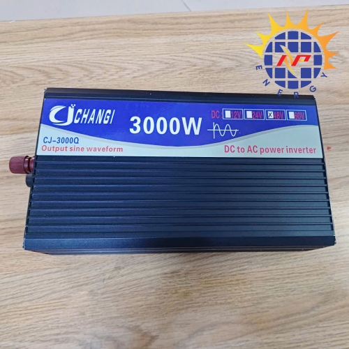 Bộ chuyển đổi điện sin chuẩn 3000W-48V lên 220V có màn hình hiển thị