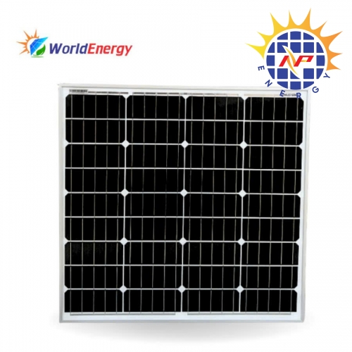 Tấm Pin Mặt Trời Mono 60W WORLD ENERGY 