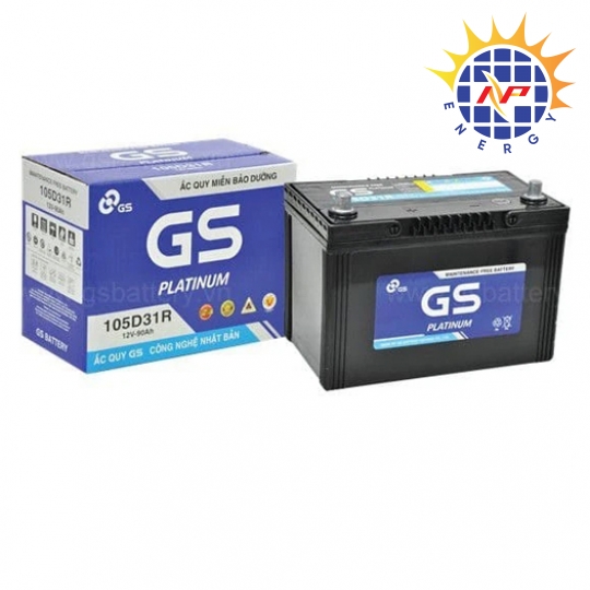 Ắc quy GS 12V-90Ah khô MF105D31R
