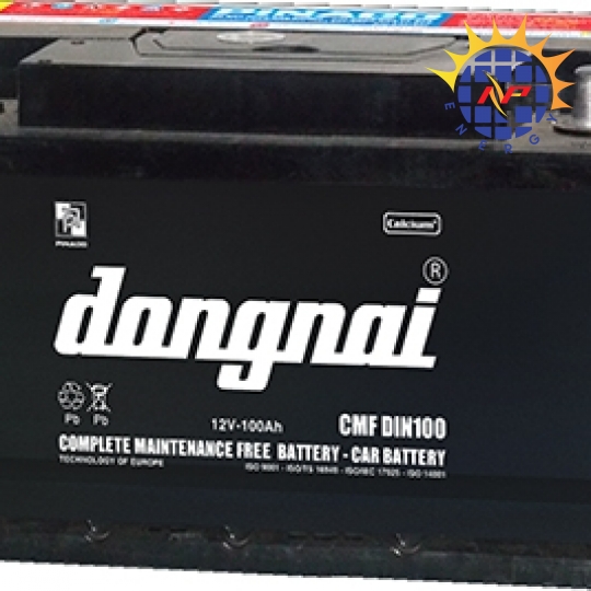 Ắc quy Đồng Nai khô dùng cho ô tô 12V-100Ah (CMFDIN100)