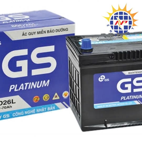 Ắc quy GS 12V-70Ah (MF80D26L)