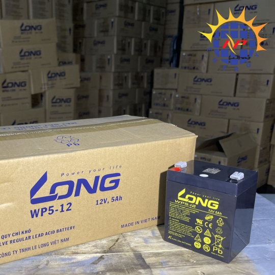 Ắc quy Long 12V-5Ah WP5-12, F2