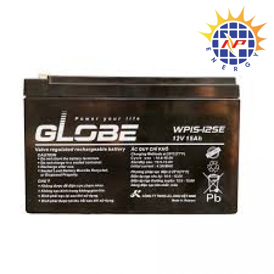 Ắc quy Globe 12V - 15Ah (WP15-12SE)