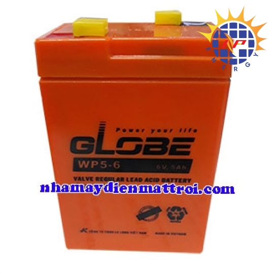 Bình Ắc quy GLOBE 6V-5Ah (WP5-6)