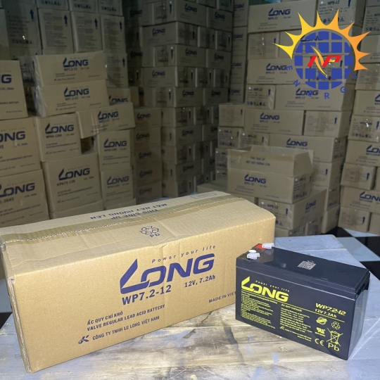 Ắc quy kín khí Long 12V-7.2Ah (20HR), WP7.2-12, F2