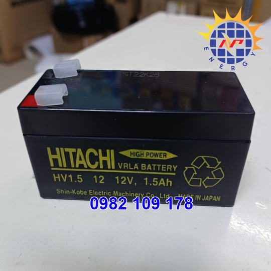 Ắc quy Hitachi 12V-1.5ah