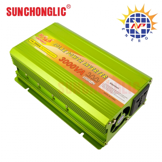 Bộ đổi chuyển đổi điện SUNCHONGLIC 3000W 12V Sang 220V-FA-3000A