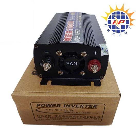 Bộ chuyển đổi điện sin chuẩn 1000W-12V sang 220V có màn hình