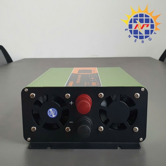 Bộ chuyển điện sin chuẩn 1000W 12V sang 220V có màn hình hiển thị