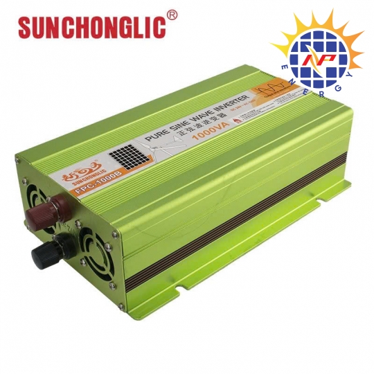 Bộ chuyển điện sin chuẩn 2000W 24V sang 220V hãng Sunchonglic FPC-2000B