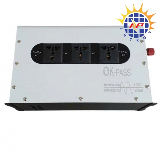 Bộ chuyển đổi điện sin chuẩn 1500W 24V sang  220V Suoer