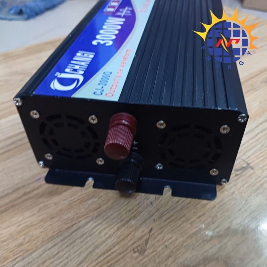 Bộ chuyển đổi điện sin chuẩn 3000W-48V lên 220V có màn hình hiển thị