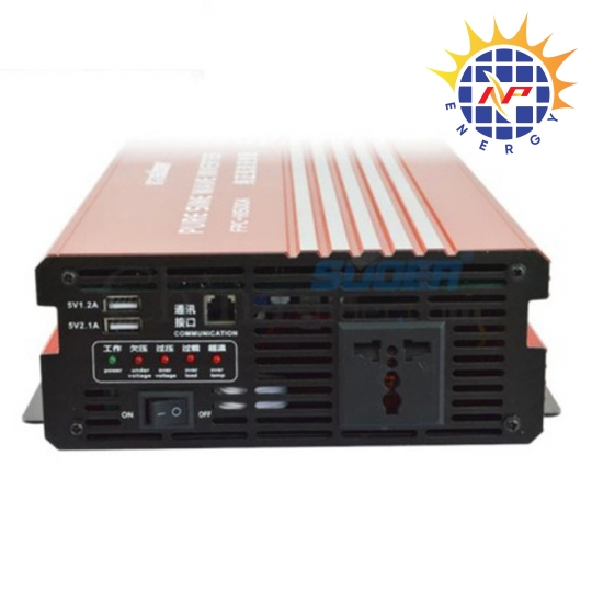 Bộ chuyển đổi điện sin chuẩn 1500W-12V sang 220V hãng Suoer