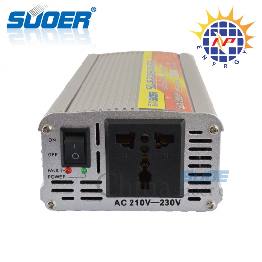 Bộ chuyển đổi điện 2000W 12V chống ngược cực ắc quy hãng Suoer