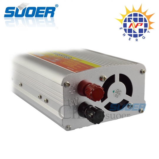 Bộ chuyển đổi điện 2000W 12V chống ngược cực ắc quy hãng Suoer