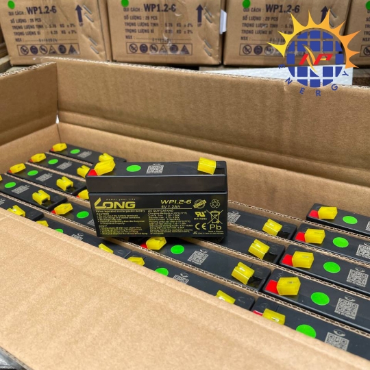 Ắc quy kín khí Long 6V-1.2Ah WP1.2-6, F1