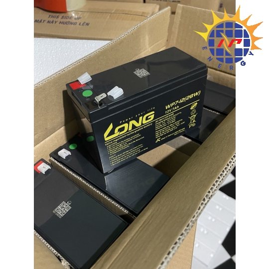 Ắc quy kín khí Long 12V-7.2Ah (20HR), WP7.2-12, F2