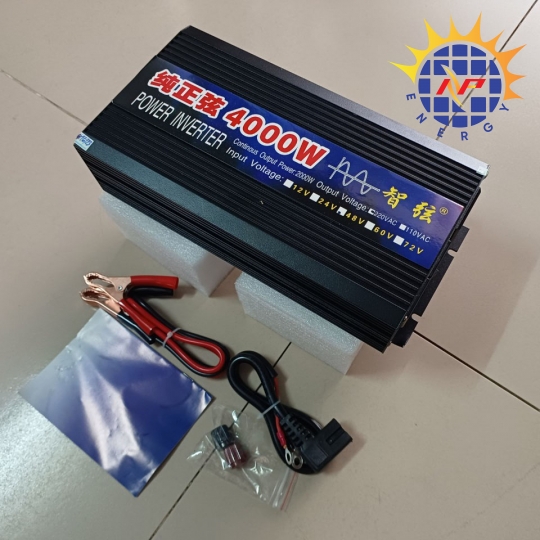 Bộ chuyển đổi điện sin chuẩn 4000w 48v sang 220v
