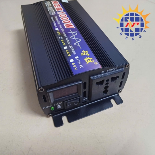 Bộ chuyển đổi điện sin chuẩn 1000W-24V sang 220V có màn hình hiển thị
