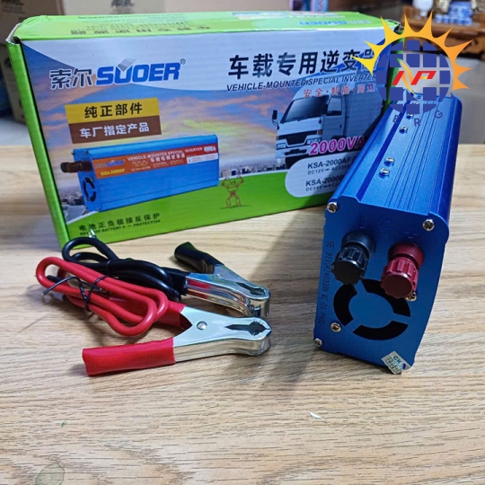 Bộ chuyển đổi điện 2000W 24V lên 220V có chống ngược cực ắc quy